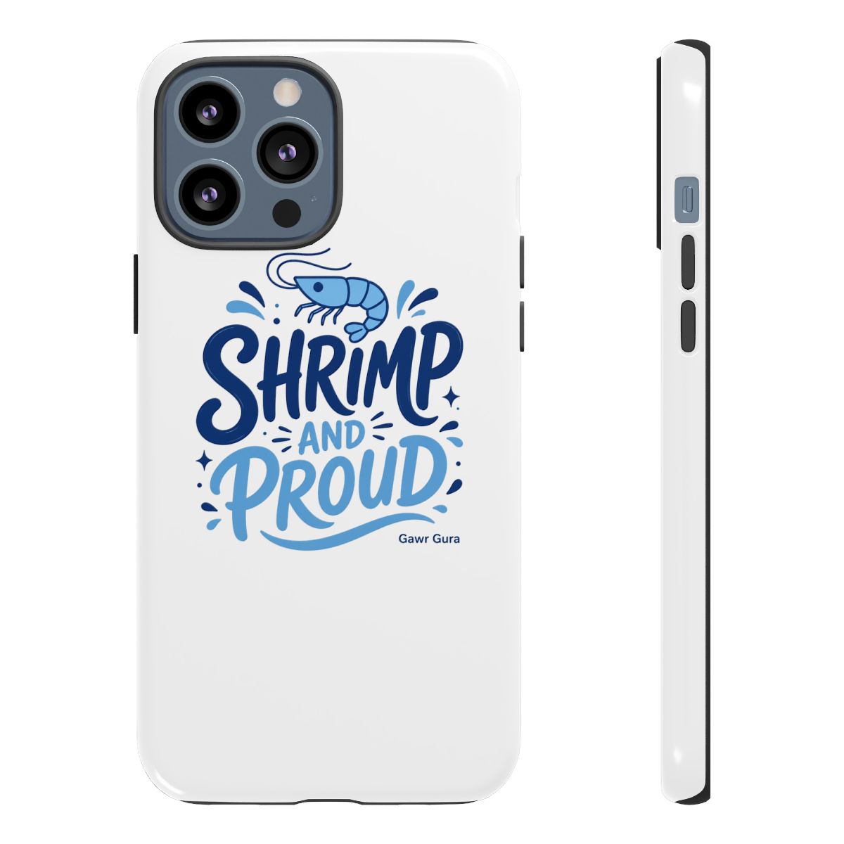 Hololive EN "SHRIMP AND PROUD" Phone Case - alternate angle 4, merchandise