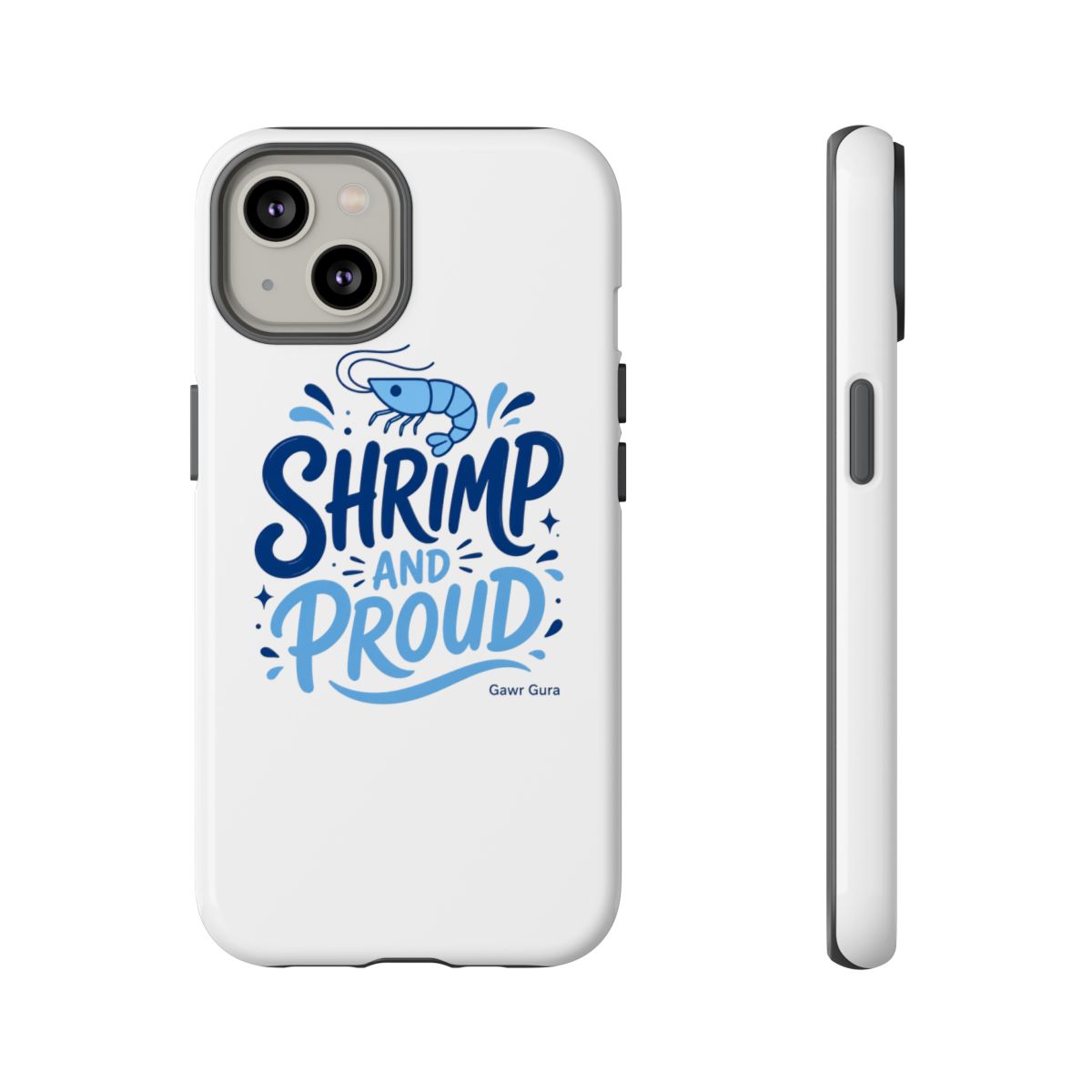 Hololive EN "SHRIMP AND PROUD" Phone Case - alternate angle 5, merchandise