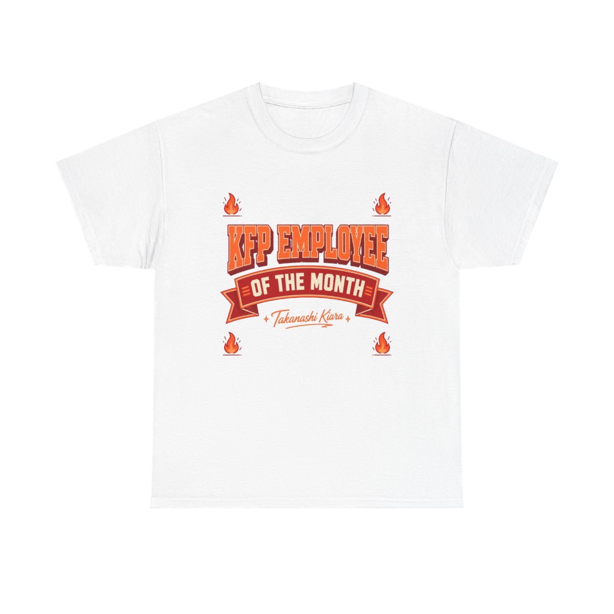 Hololive EN "KFP Employee of the Month" Unisex Tee - alternate angle 2, merchandise