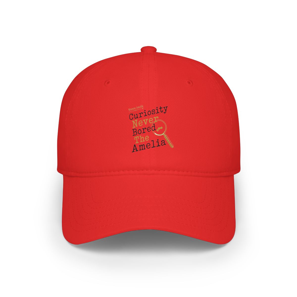 Hololive EN "Curiosity Never Bored The Amelia" Hat - Official Hats & Caps merchandise