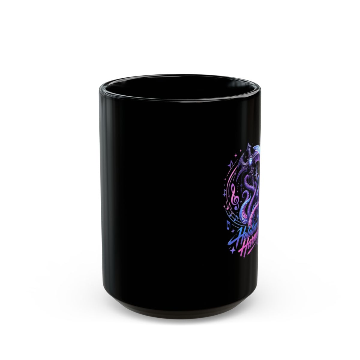 Hololive EN "Hololive EN Harmony" Black Mug - alternate angle 2, merchandise