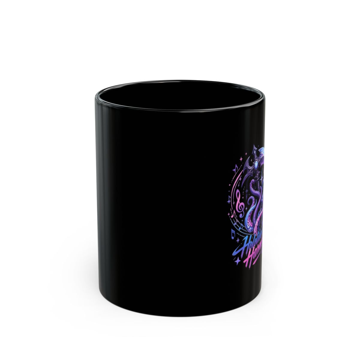 Hololive EN "Hololive EN Harmony" Black Mug - alternate angle 1, merchandise