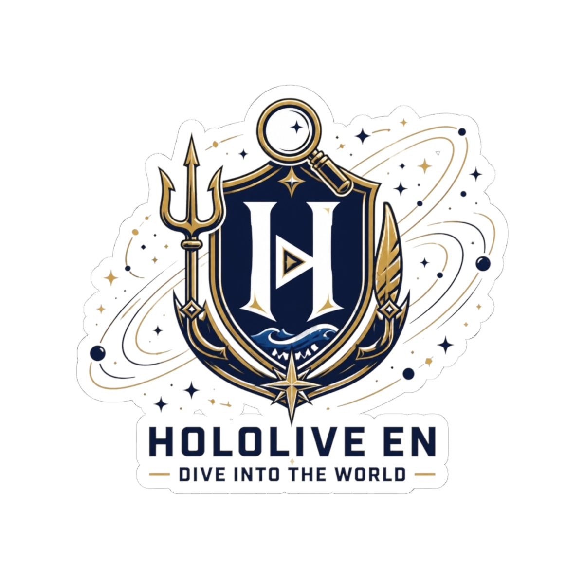Hololive EN "Hololive EN - Dive into the World" Sticker - Official Stickers merchandise