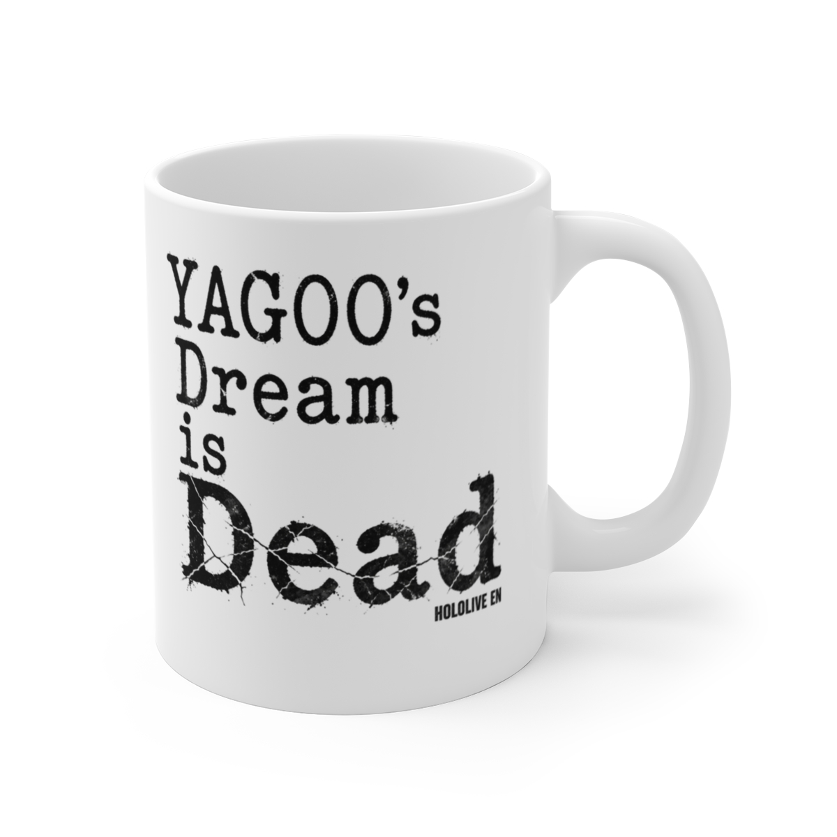 Hololive EN "YAGOO" White Mug - Official Mugs & Drinkware merchandise