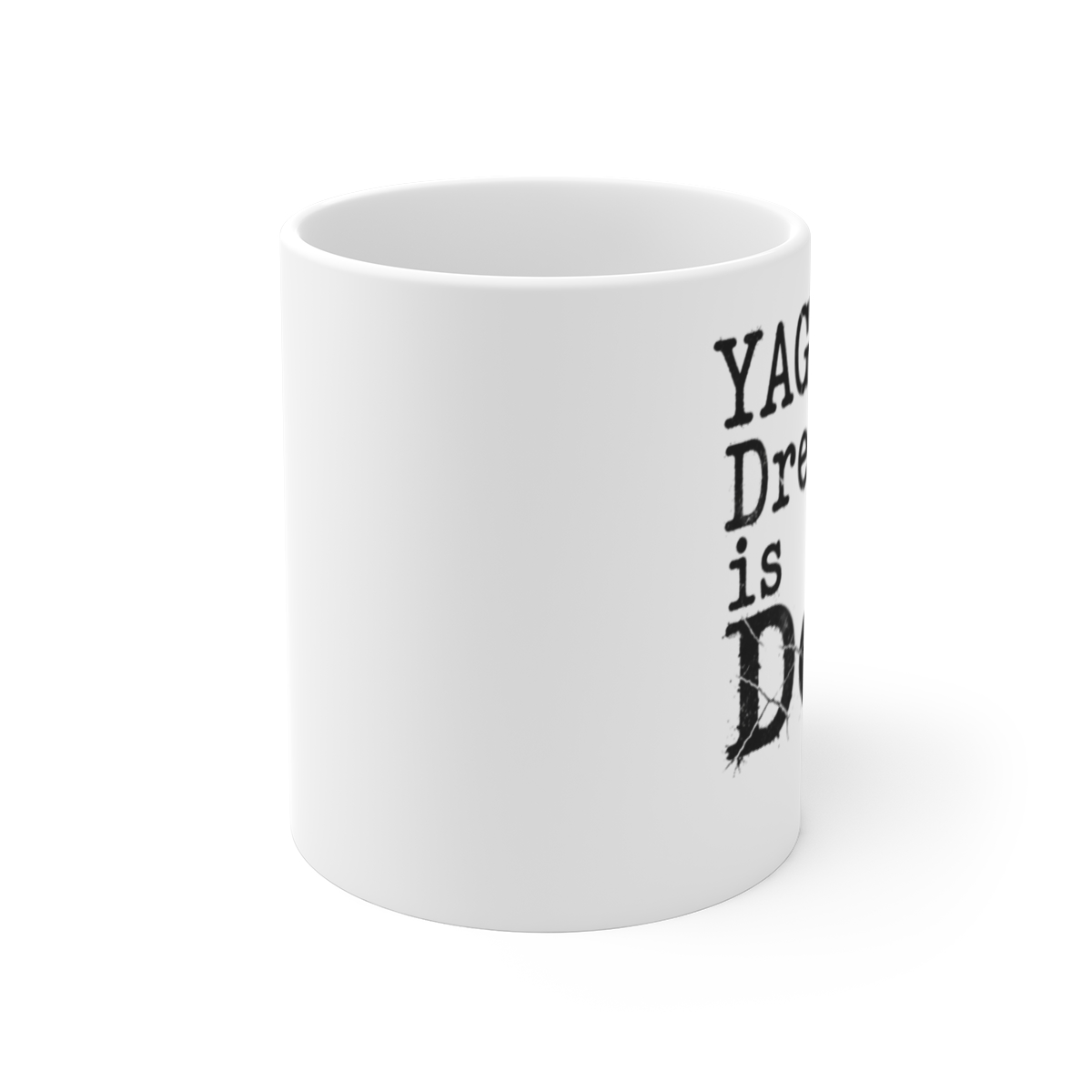 Hololive EN "YAGOO" White Mug - alternate angle 1, merchandise