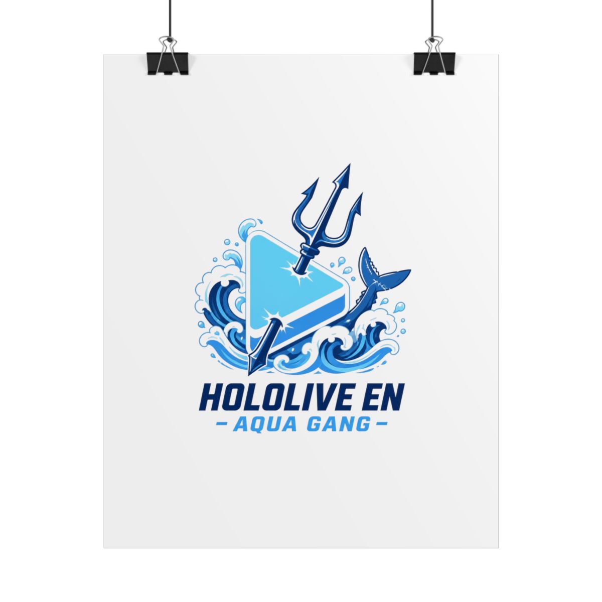 Hololive EN "Hololive EN - Aqua Gang" Poster