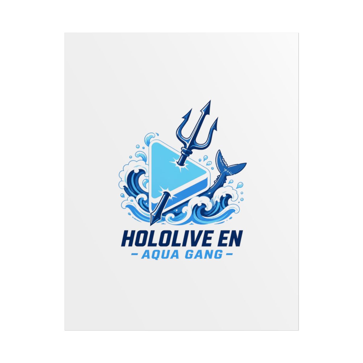 Hololive EN "Hololive EN - Aqua Gang" Poster - alternate angle 1, merchandise