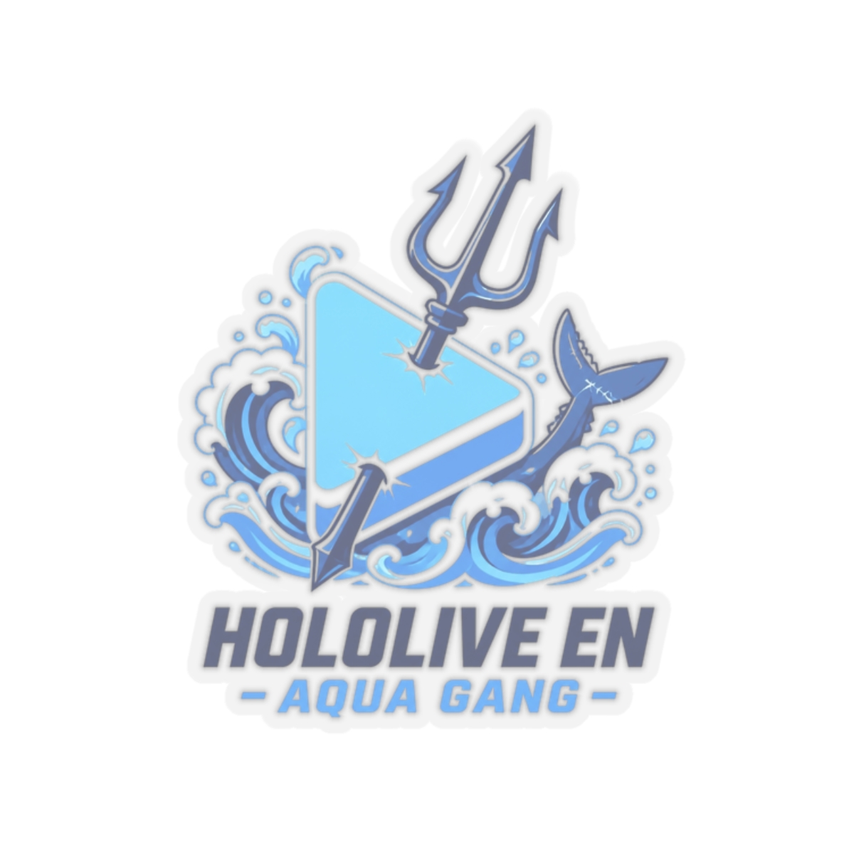 Hololive EN "Hololive EN - Aqua Gang" Sticker - Official Stickers merchandise