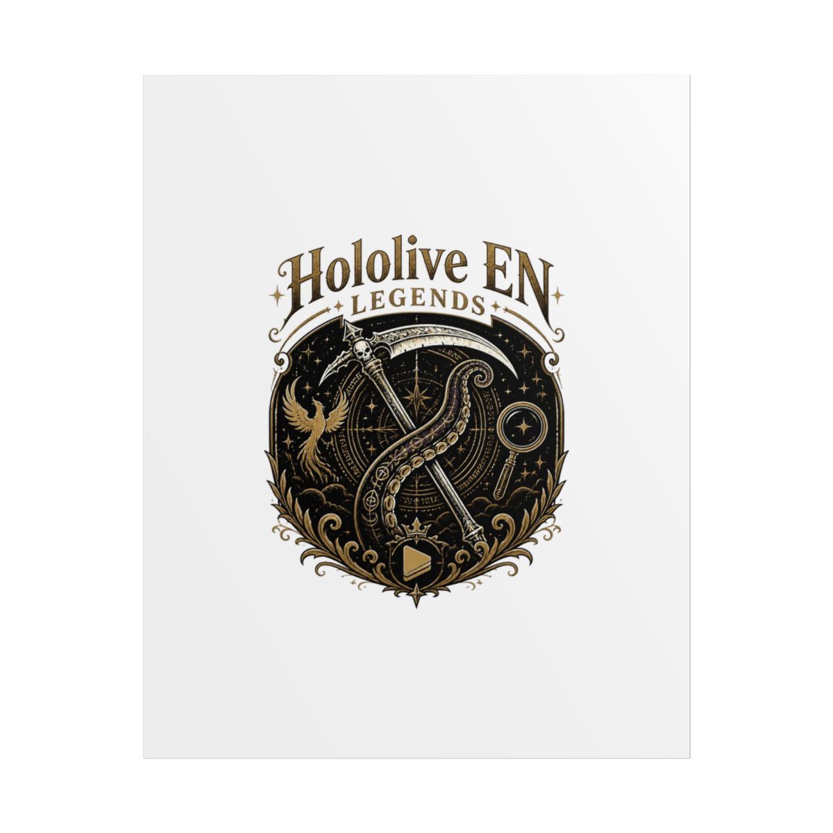 Hololive EN "Hololive EN Legends" Poster - Official Posters & Wall Art merchandise