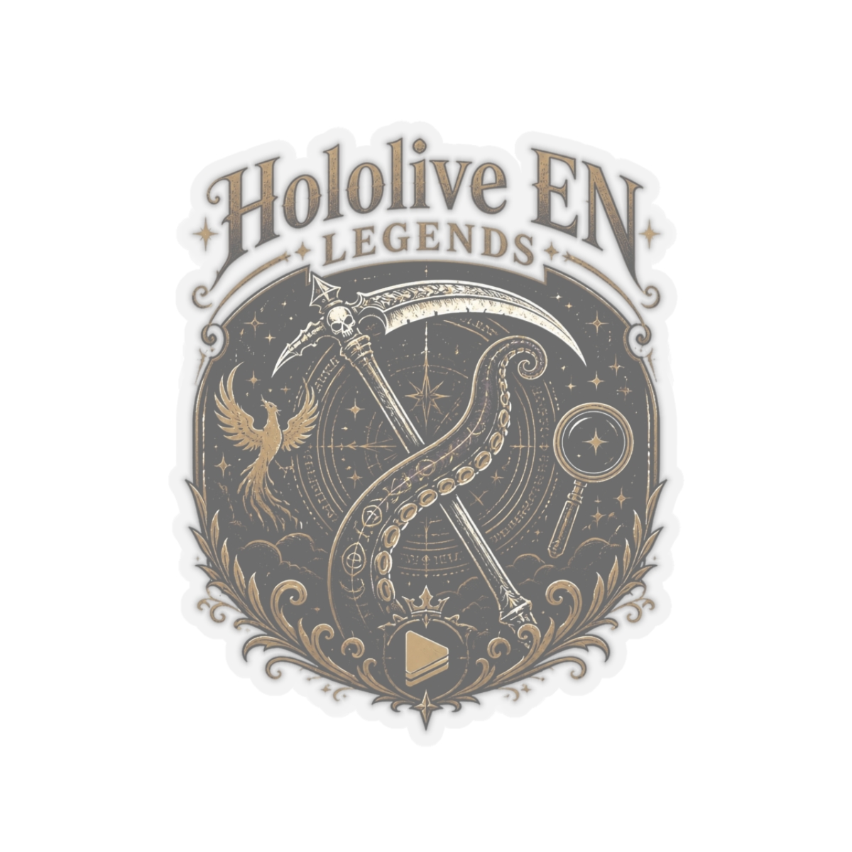 Hololive EN "Hololive EN Legends" Sticker - alternate angle 2, merchandise