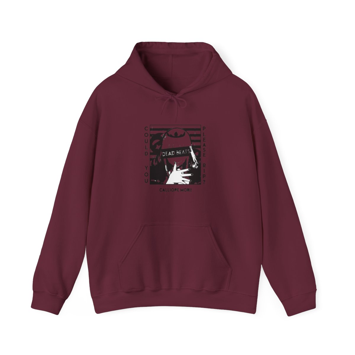 Calliope Mori Glitched Hoodie | Hololive EN - alternate angle 2, merchandise