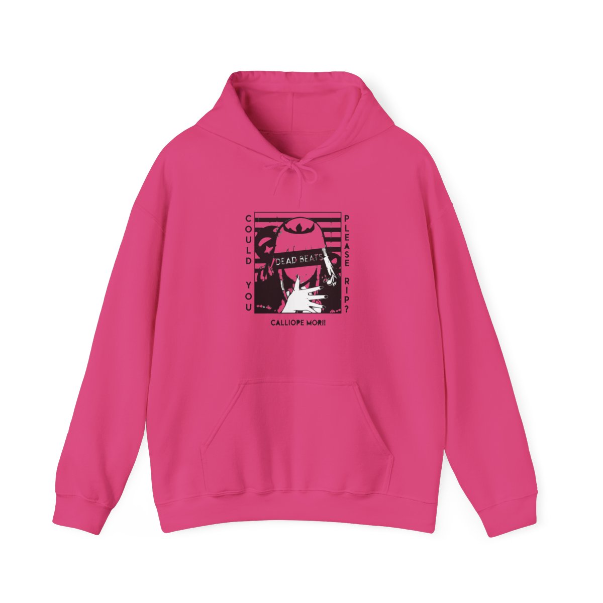 Calliope Mori Glitched Hoodie | Hololive EN - alternate angle 4, merchandise