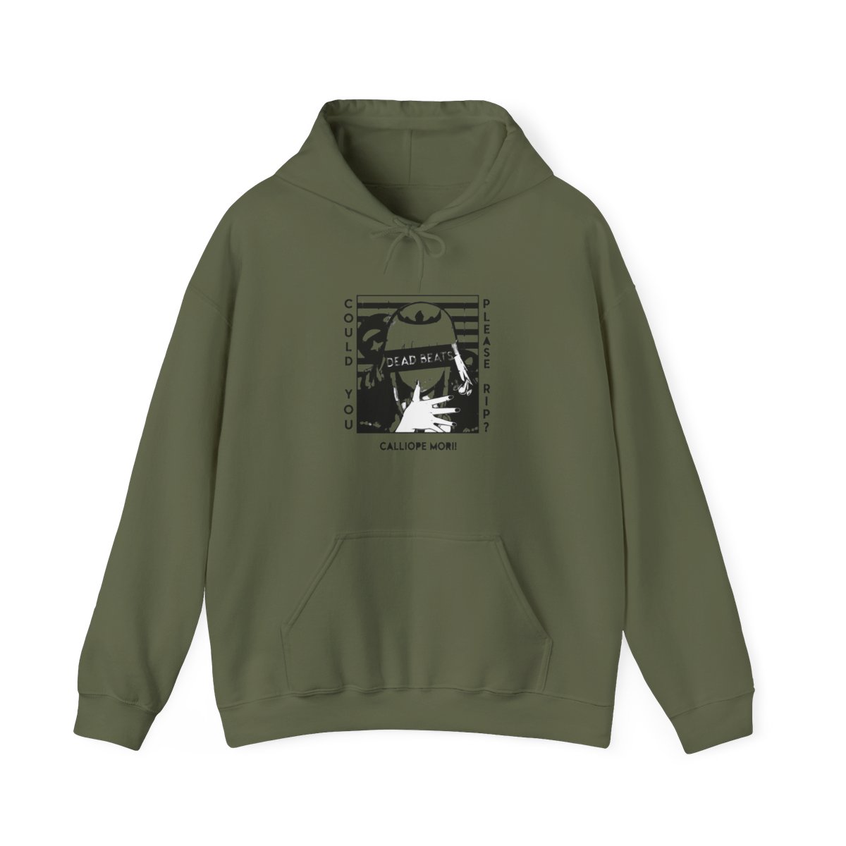 Calliope Mori Glitched Hoodie | Hololive EN - alternate angle 5, merchandise