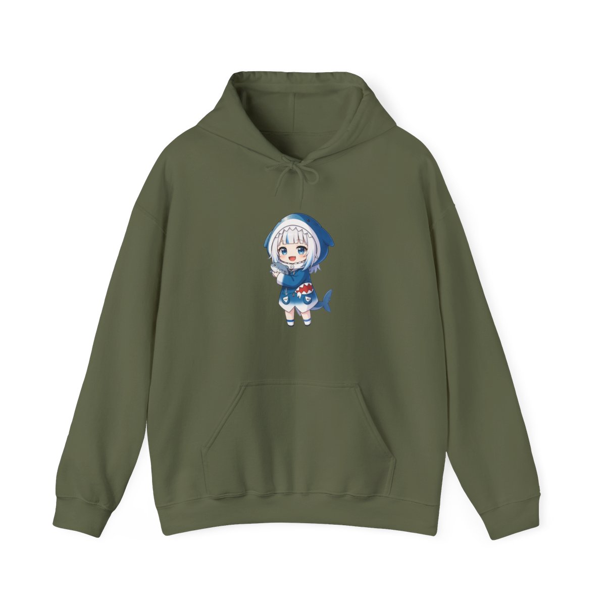 Chibi Gawr Gura - Hololive Hoodie | Hololive EN - alternate angle 4, merchandise