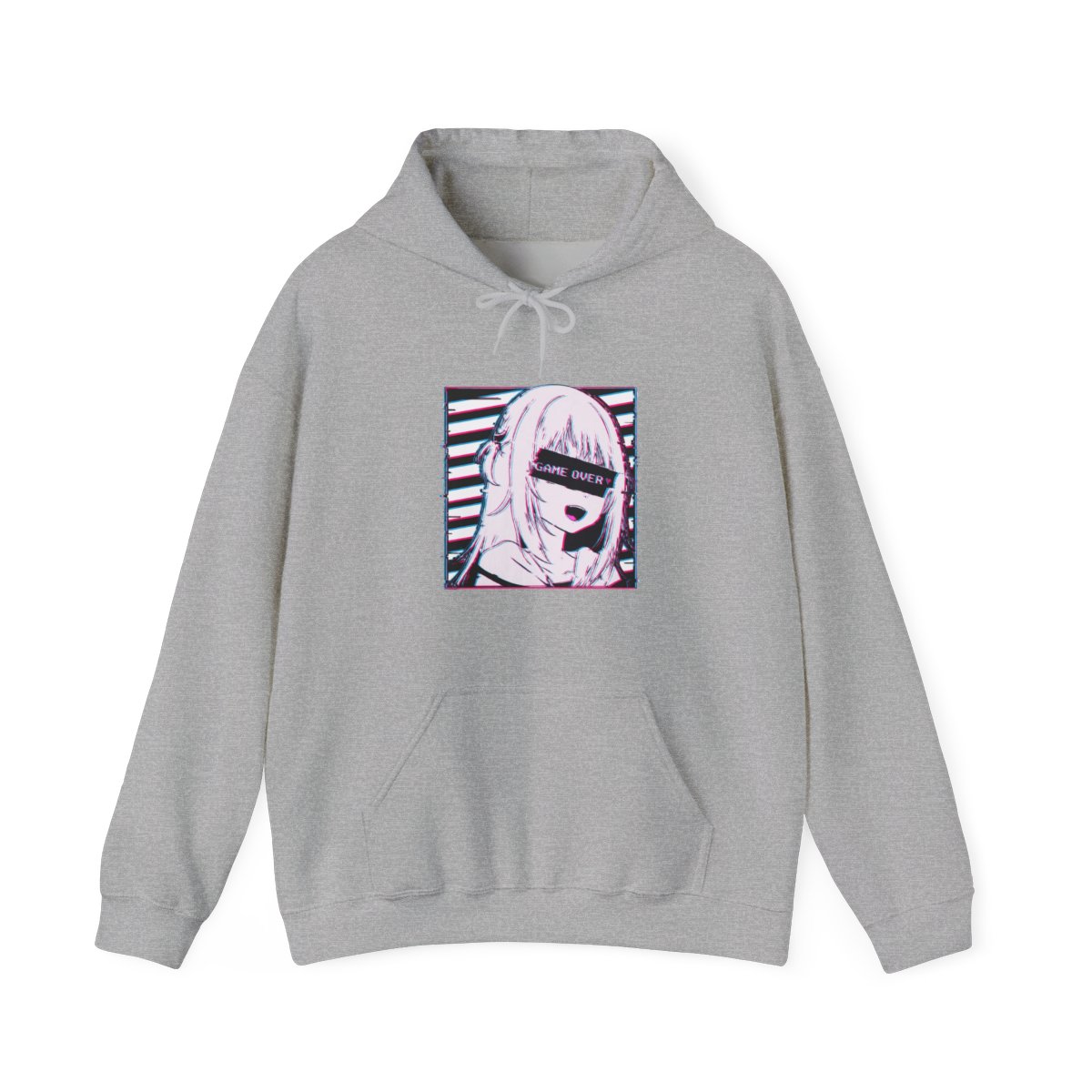 Gawr Gura Hololive En Glitched Hoodie - Official Hoodies merchandise