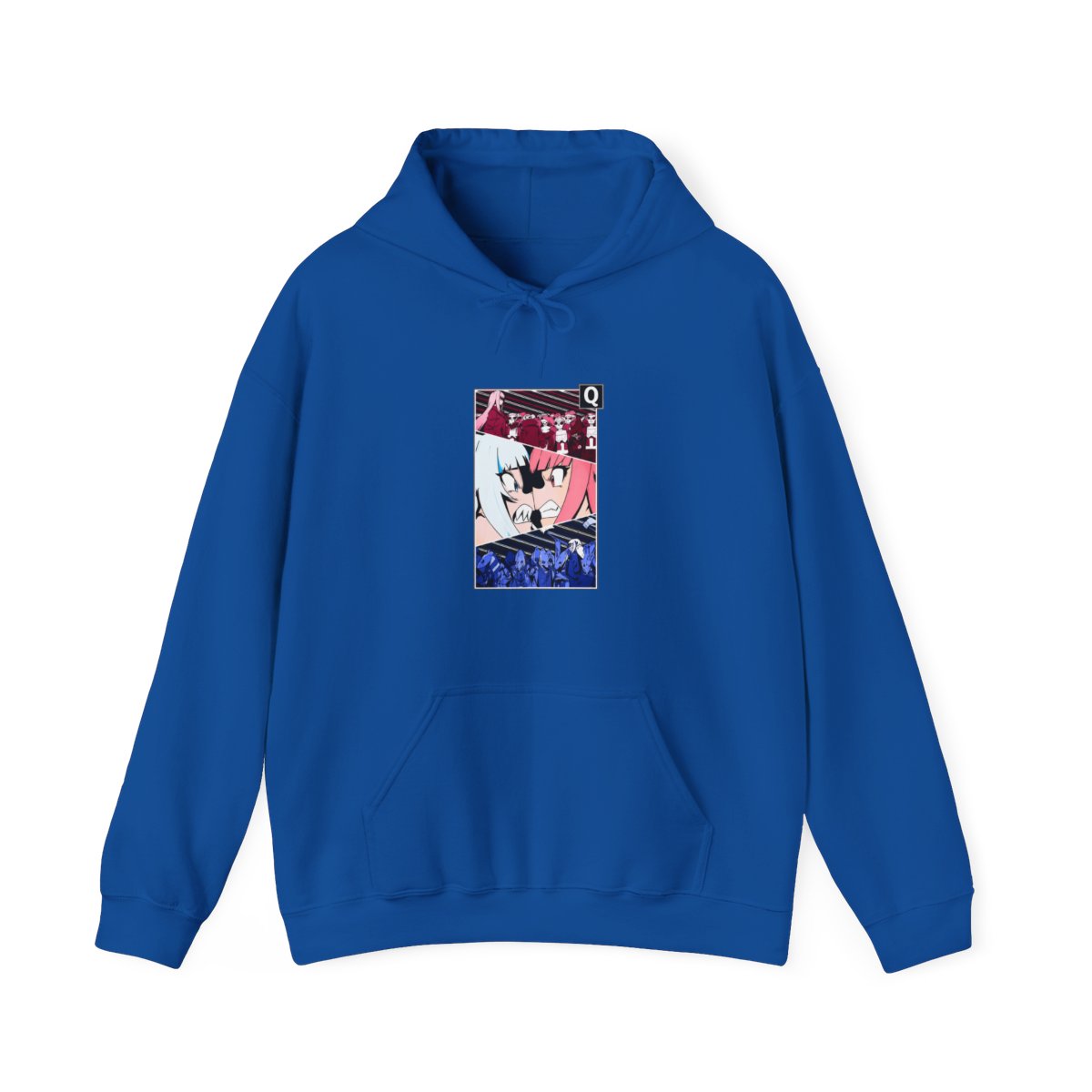 Q | Gawr Gura & Calliope Mori Hololive En Hoodie - alternate angle 3, merchandise