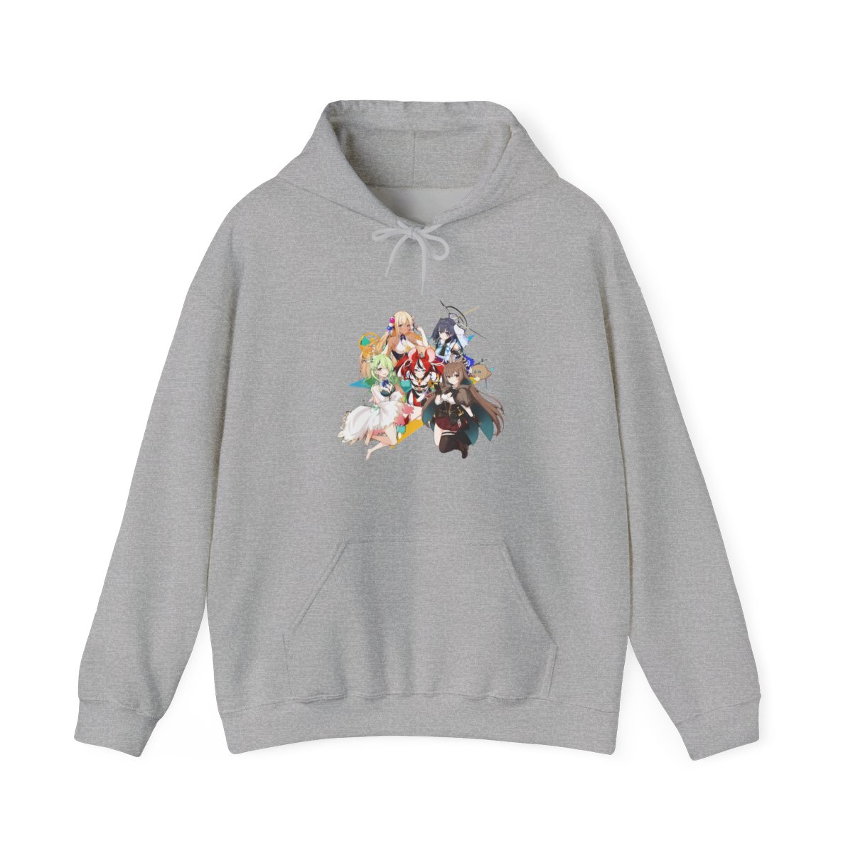 Hololive EN - All Hololive Council (Hakos Baelz, Nanashi Mumei, Tsukumo Sana, Ceres Fauna, Ouro Kronii) Hoodie - Official Hoodies merchandise