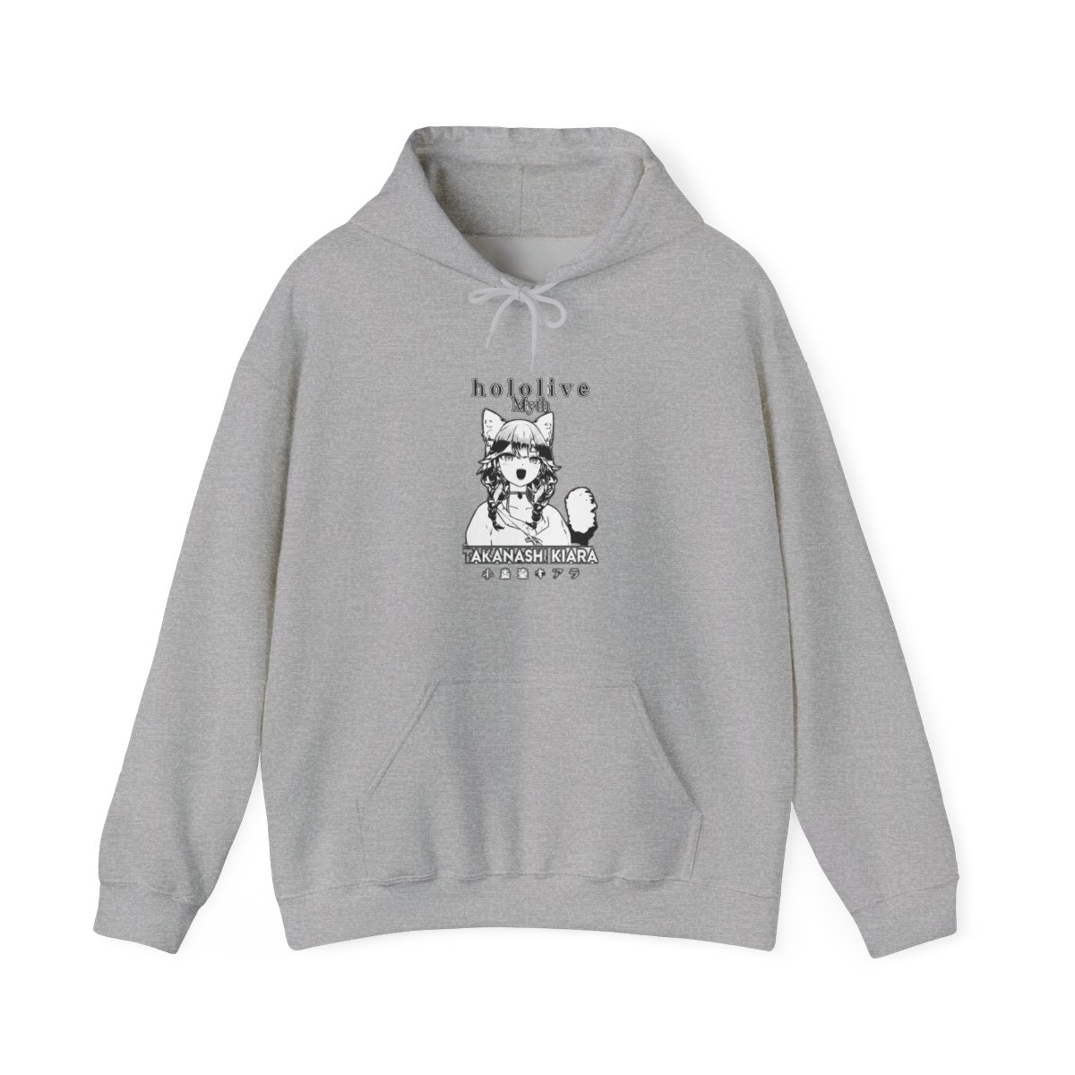Takanashi Kiara Hololive English HoloMyth Hoodie - alternate angle 4, merchandise