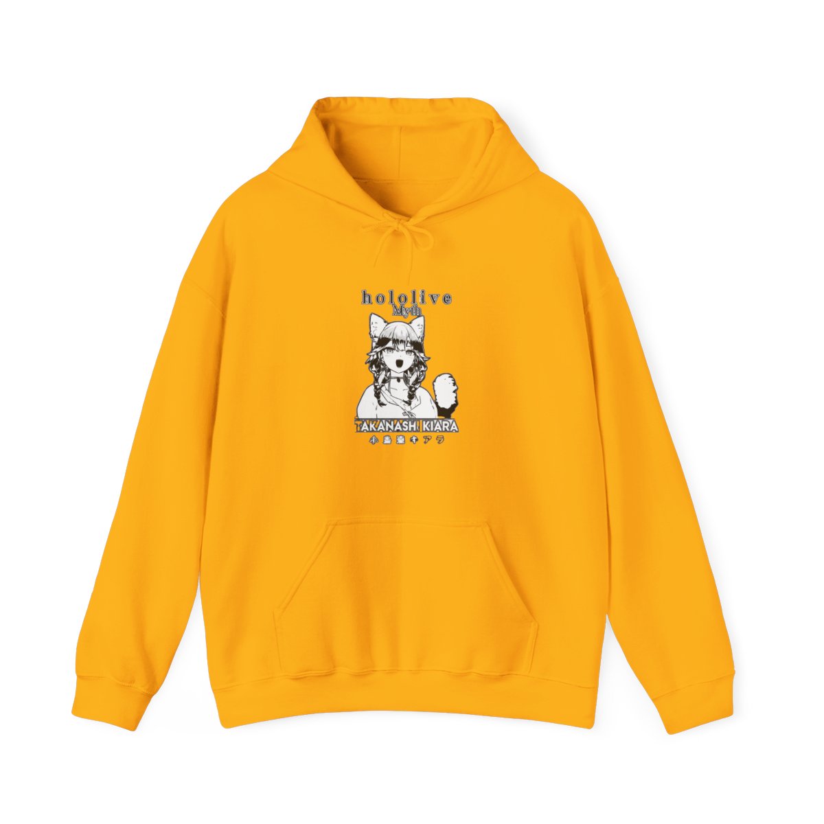 Takanashi Kiara Hololive English HoloMyth Hoodie - alternate angle 2, merchandise
