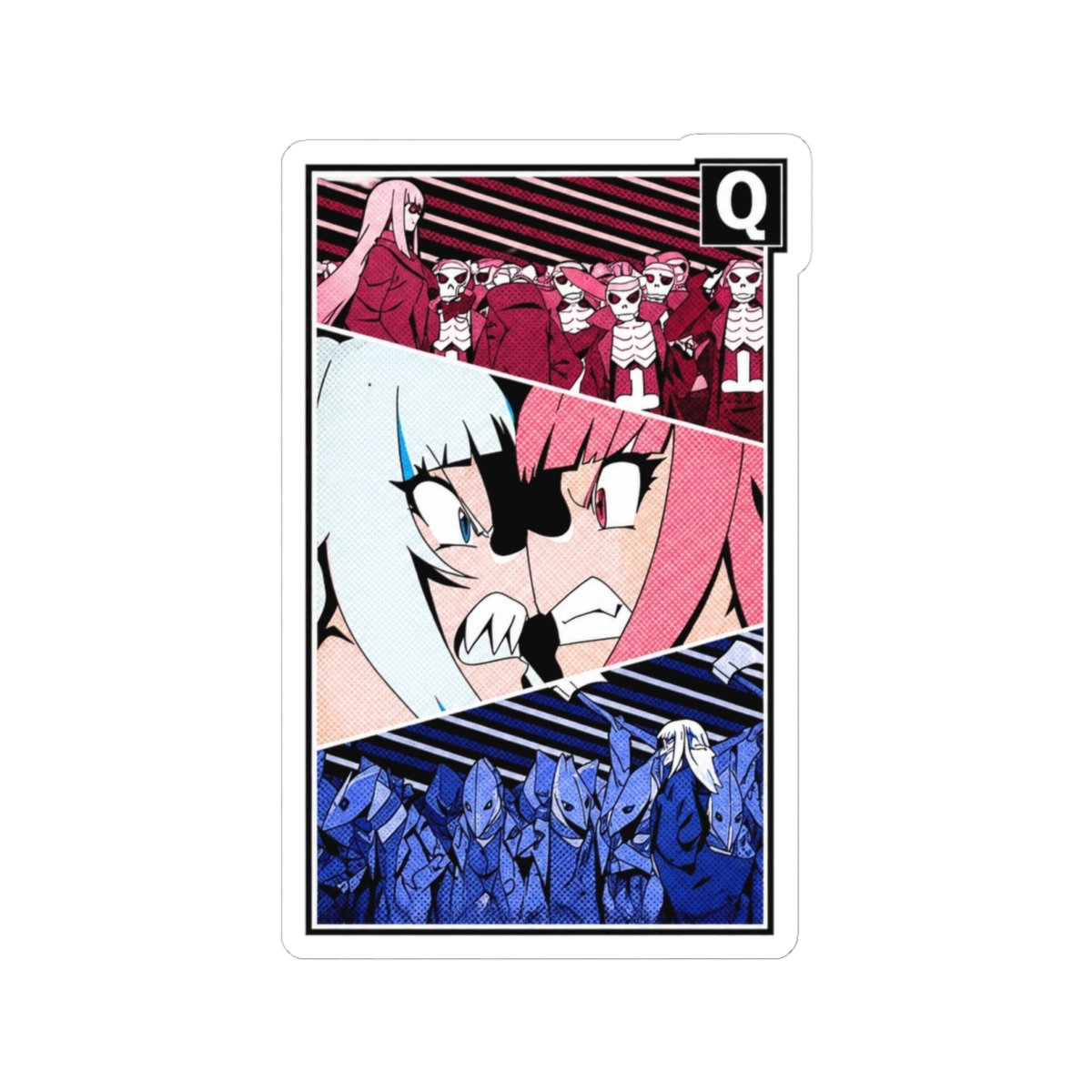 Q | Gawr Gura & Calliope Mori Hololive En Sticker - Official Stickers merchandise