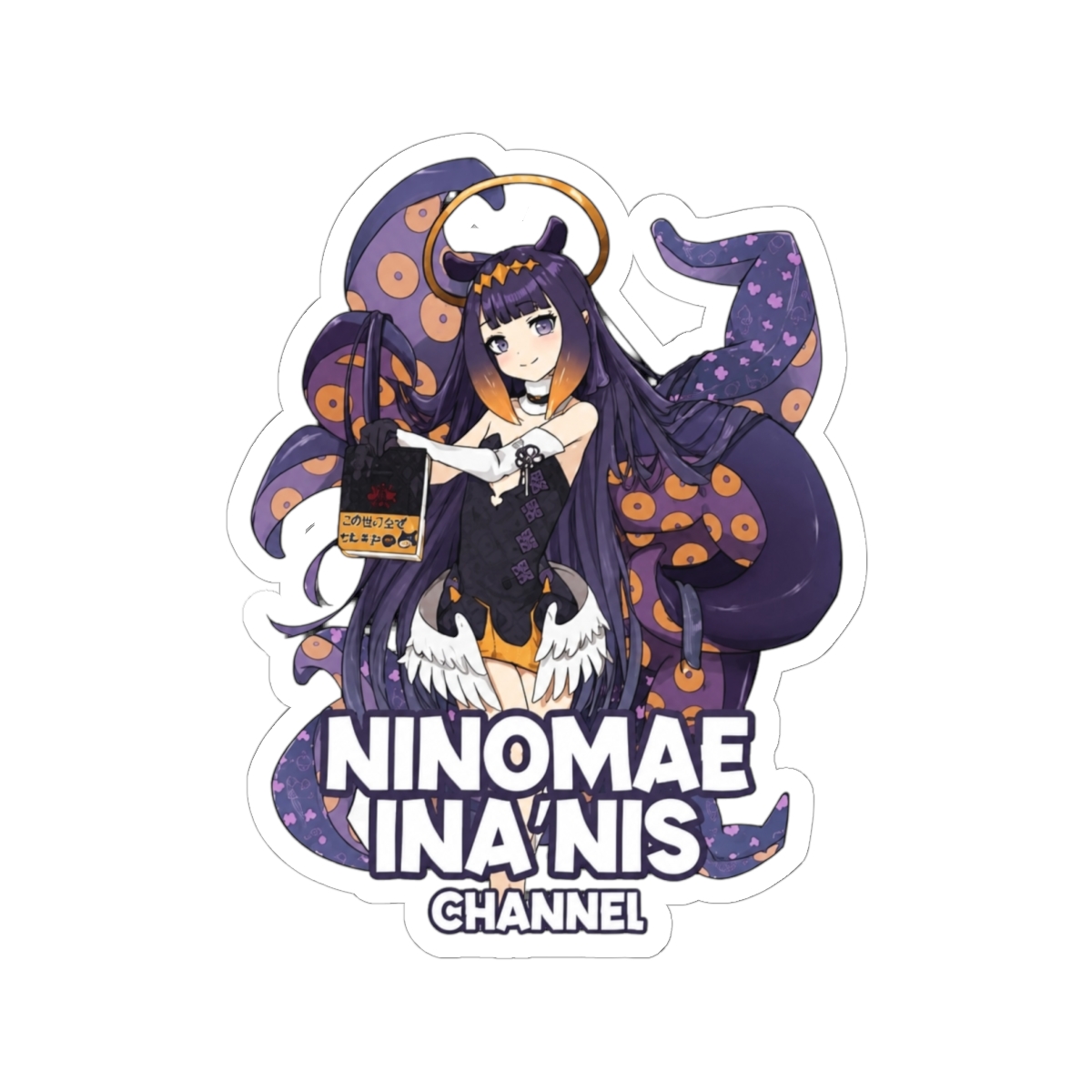 Hololive EN - Ninomae Ina'nis Channel Sticker - Official Stickers merchandise