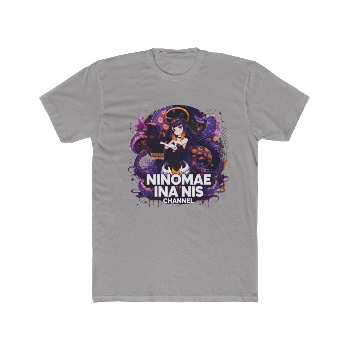 Hololive EN - Ninomae Ina'nis Channel T Shirt - alternate angle 3, merchandise
