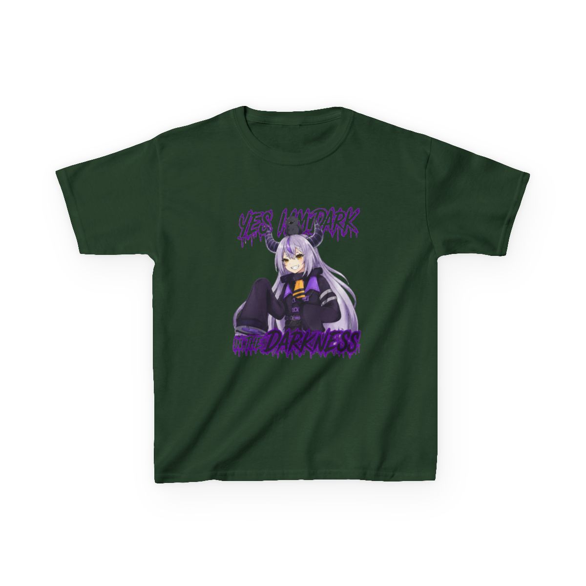 Hololive - La+ Darkness Kids T-Shirt | Hololive EN - alternate angle 2, merchandise