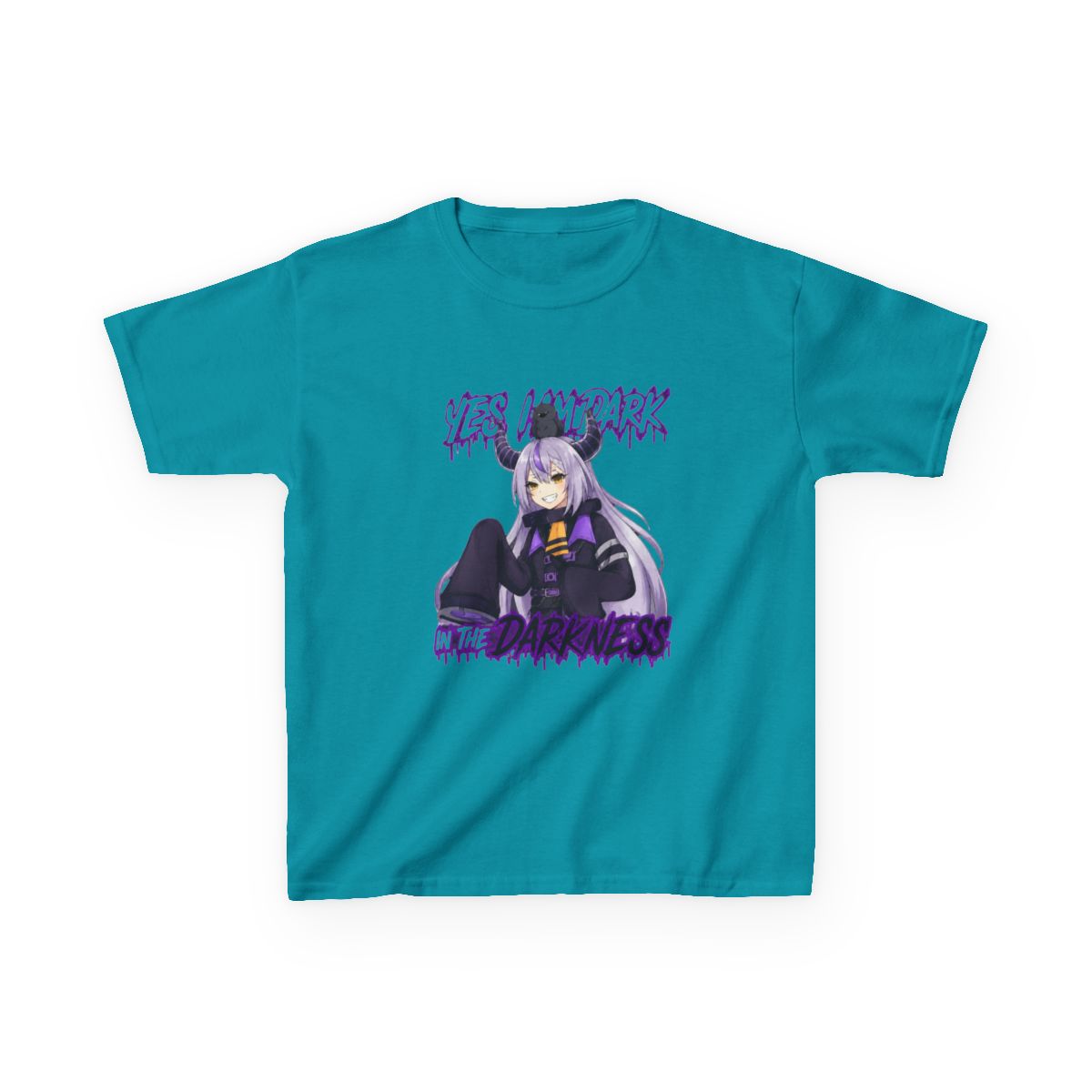 Hololive - La+ Darkness Kids T-Shirt | Hololive EN - alternate angle 4, merchandise