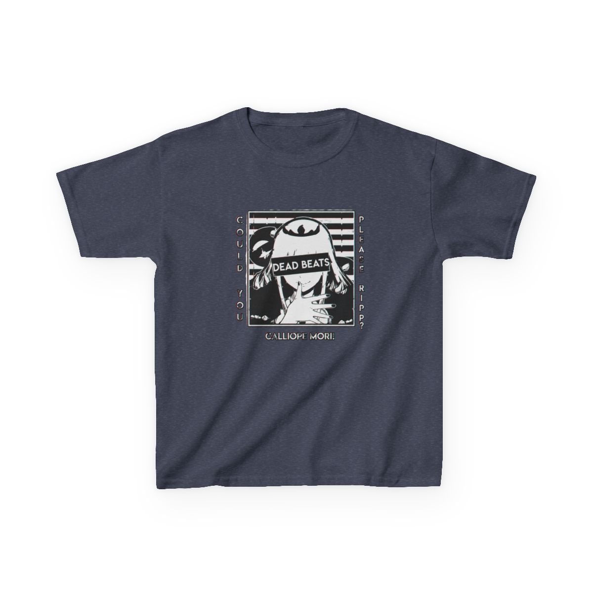 Calliope Mori Glitched Kids T-Shirt | Hololive EN