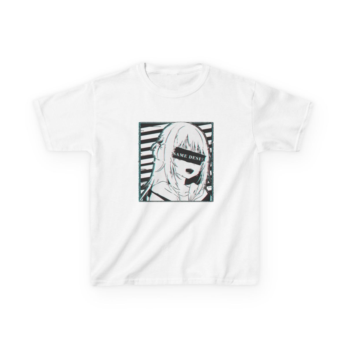 Gawr Gura Hololive En Glitched Kids T-Shirt - Official T-Shirts merchandise