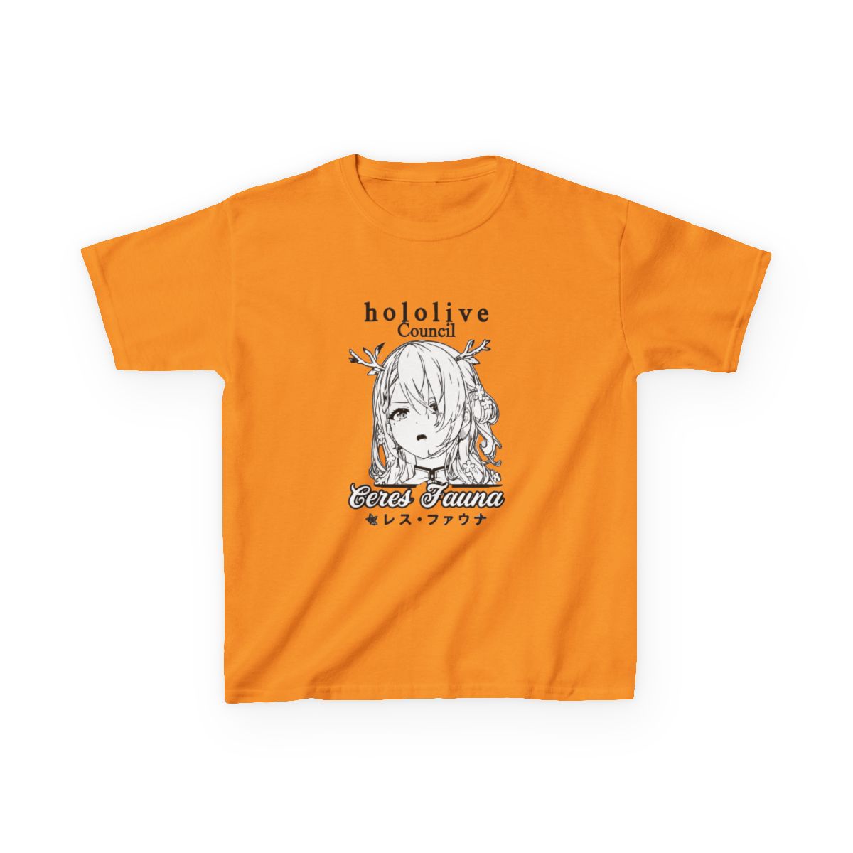 Ceres Fauna Hololive English Council Kids T-Shirt - alternate angle 2, merchandise