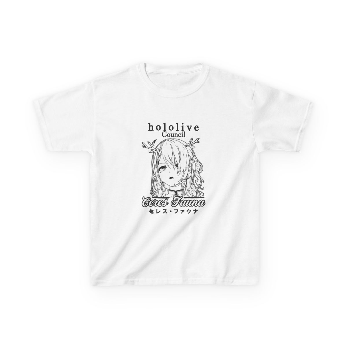 Ceres Fauna Hololive English Council Kids T-Shirt