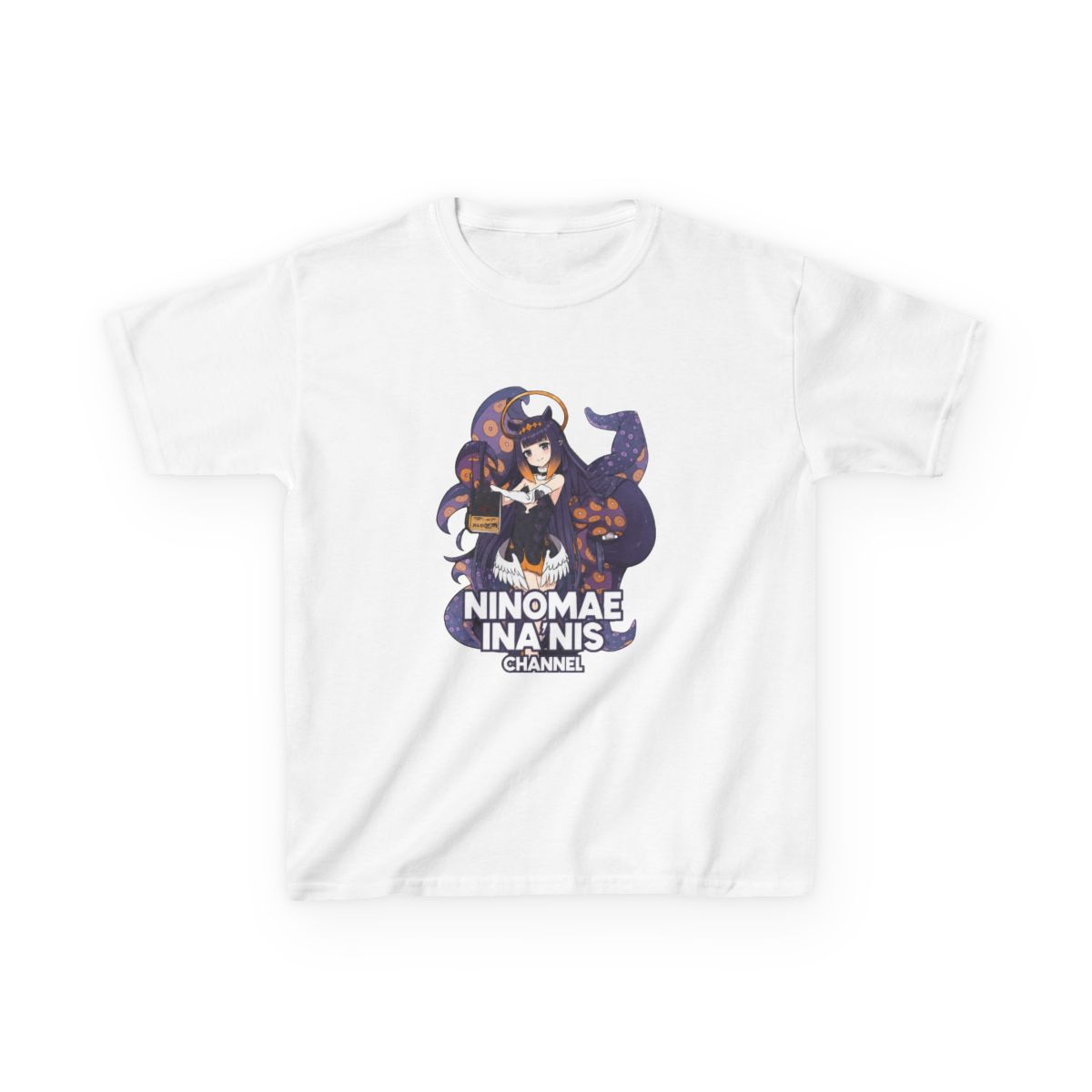 Hololive EN - Ninomae Ina'nis Channel Kids T-Shirt - Official T-Shirts merchandise
