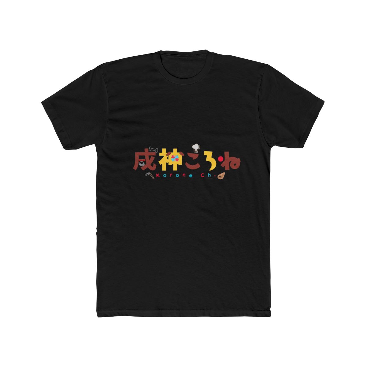Hololive - Inugami Korone Channel Logo T Shirt | Hololive EN - alternate angle 3, merchandise