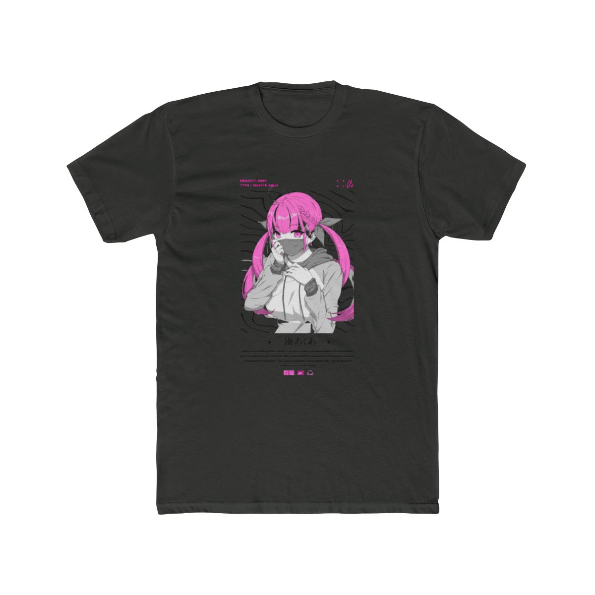 Hololive Japan Minato Aqua T Shirt | Hololive EN - alternate angle 2, merchandise
