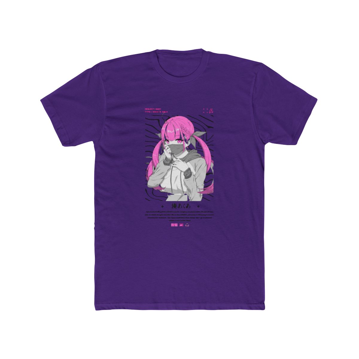 Hololive Japan Minato Aqua T Shirt | Hololive EN - alternate angle 3, merchandise