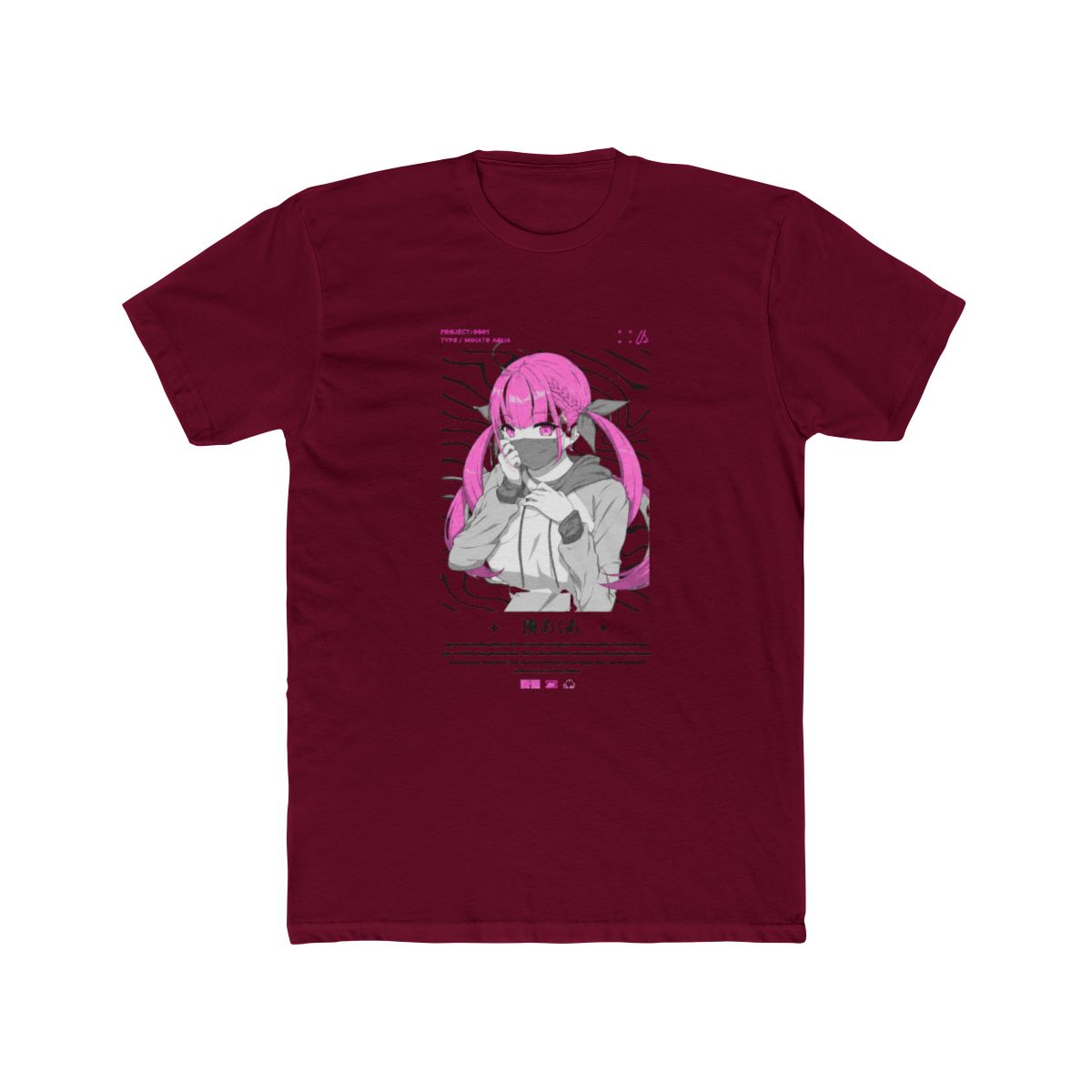 Hololive Japan Minato Aqua T Shirt | Hololive EN - alternate angle 4, merchandise