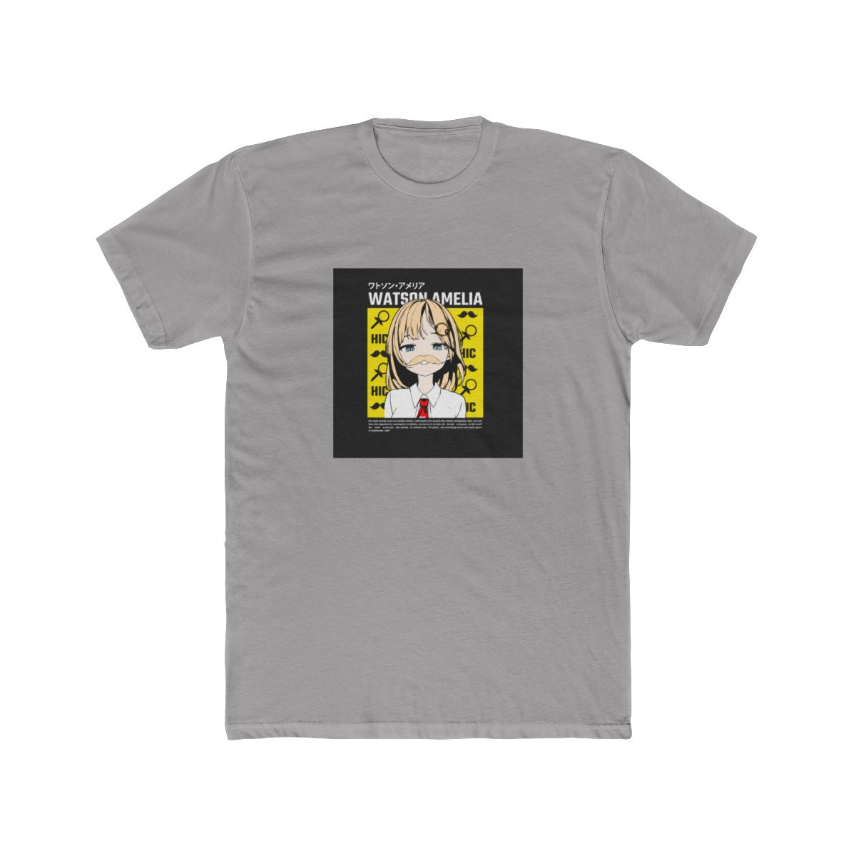 Amelia Watson with Mustache T Shirt | Hololive EN - Official T-Shirts merchandise